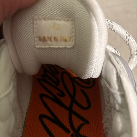 White Versace Chain Reaction Sneakers - Picture 6 of 9